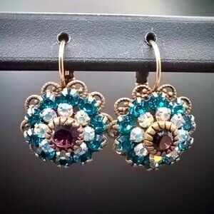 Liz Palacios flower drop earrings